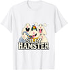 Funny Joke Silly Hamster Brain Rot Meme T-Shirt - White