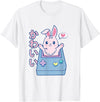 Kawaii Gamer Bunny - Rabbit Pastel Cute T-Shirt in White