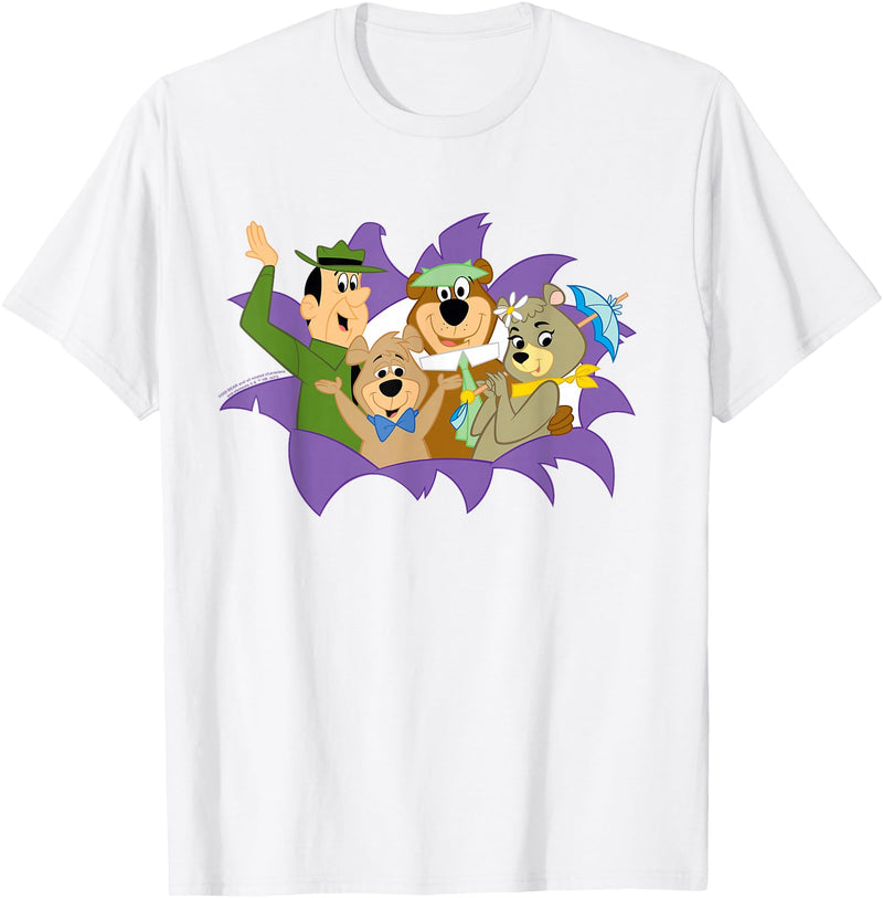 Yogi Bear and Friends That's All Folks T-Shirt - White