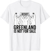 Greenland is not for sale Merch Greenland is not for Sale Polar Bear Greenland Denmark T-Shirt - White