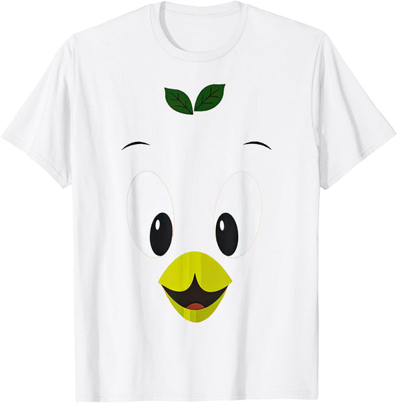 Funny Little Orange Bird T-Shirt - White