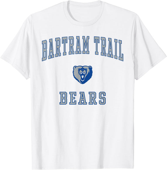 Official High School Fan Gear Bartram Trail High School Bears T-Shirt - White