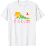 "Big Bear" Retro Sunset Mountain T-Shirt