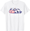 Funny Cow Lovers Graduation Party Outfit Co. Funny Cow Graduation I Graduated Can I Go Back To Bed Now T-Shirt - White