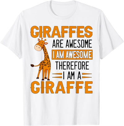 Funny Giraffe Quote Cute Giraffe Design For Giraffe Lover T-Shirt