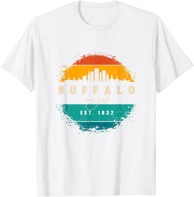 BASBO City of Buffalo New York T-Shirt - White