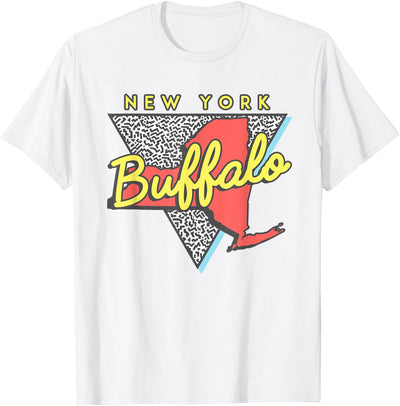 Cow Buffalo New York Vintage Triangle T-Shirt