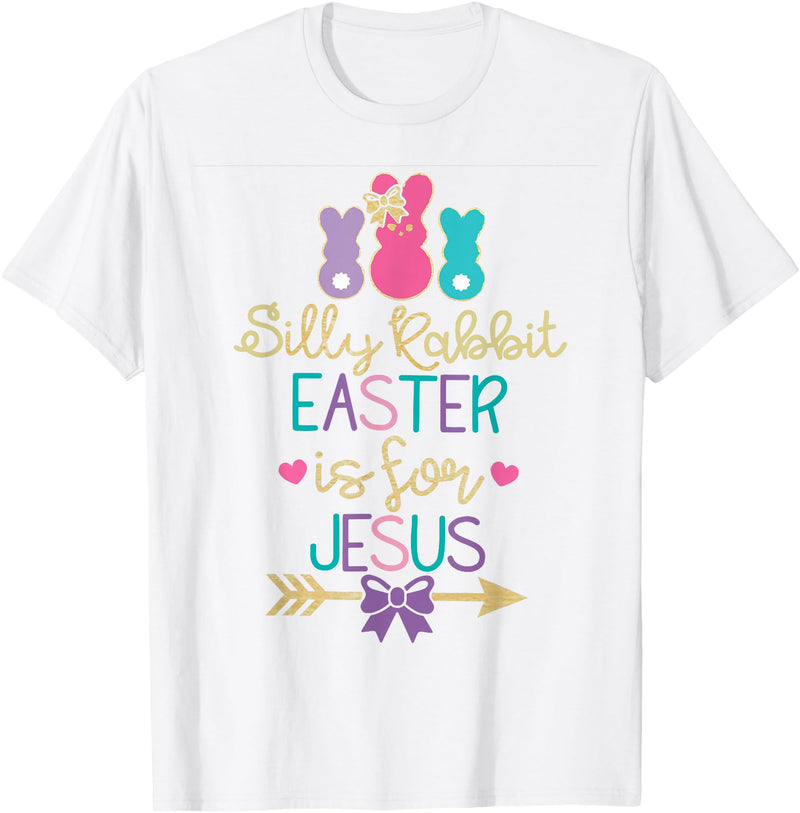 Is for Jesus Rabbit T-Shirt in White