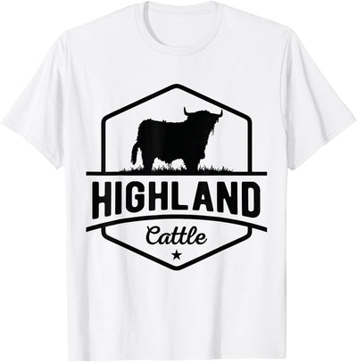 Agriculture Scottish Highland Cow for Cattle Farmers T-Shirt