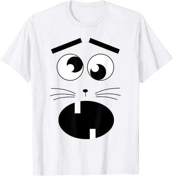 Jasper Rabbit Halloween Costume Funny Boo JEE Boojee Meme T-Shirt in White