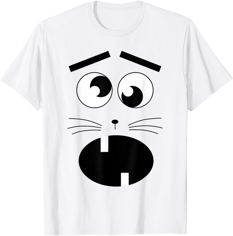 Jasper Rabbit Halloween Costume Funny Boo JEE Boojee Meme T-Shirt in White