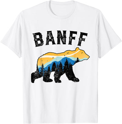 Banff Canadian National Park Retro Souvenir Banff Bears T-Shirt