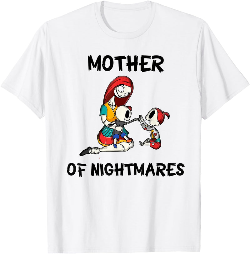 Mom Shirts Mother of Nightmares Graphic T-Shirt - White