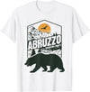 Outfit per Trekking ed Escursioni in Abruzzo Abruzzo Adventure Awaits Marsican Abruzzese Bear T-Shirt - White