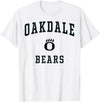 Official High School Fan Gear Oakdale High School Bears T-Shirt - White