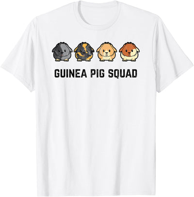 Cute and Cavy Guinea Pig Rodent Pet Team Squad T-Shirt