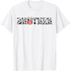 ETHRLO cow im one birthday decorations Shirts Brother Cow Print Cowboy Animal Pattern Farmer Cow Brother T-Shirt - White