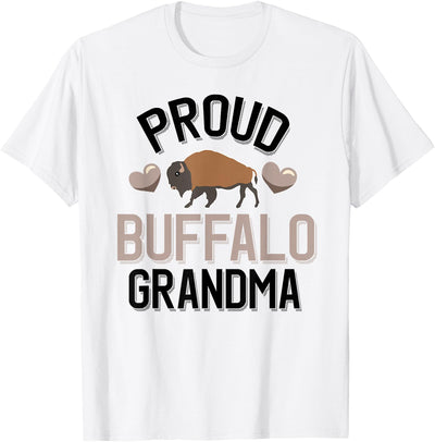 Cow I Love Buffalo Proud Buffalo Grandma T-Shirt