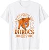 Creative Duroc Pig Designs I Love My Duroc Pig T-Shirt - White