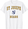 Official High School Fan Gear St. Joseph High School Bears T-Shirt - White
