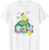 Peppa Pig Peppa's House Create Your Happy Place Group Shot T-Shirt - White