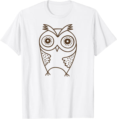 Owl T-Shirts for Men and Women, Cute Owl Gifts for Birthday T-Shirt