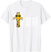 Giraffe Lover Gifts And Tees Giraffes Are Awesome I'm Awesome Therefore I'm A Giraffe T-Shirt - White