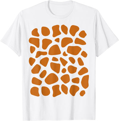 Funny Giraffe Pattern Lazy Halloween Zoo Costume T-Shirt