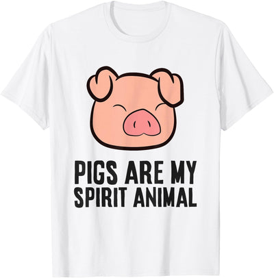 Pig Lover My Spirit Animal Is A Pig T-Shirt