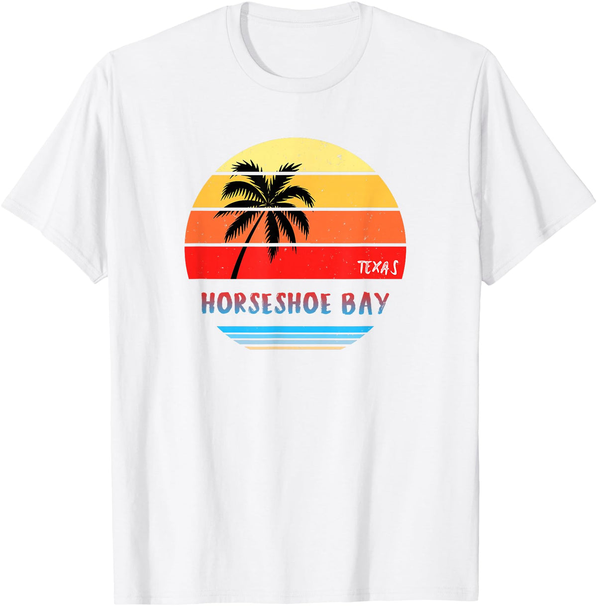 Horseshoe Bay Texas Souvenirs and Gifts Horseshoe Bay Shirt | Horseshoe Bay Texas T-Shirt - White