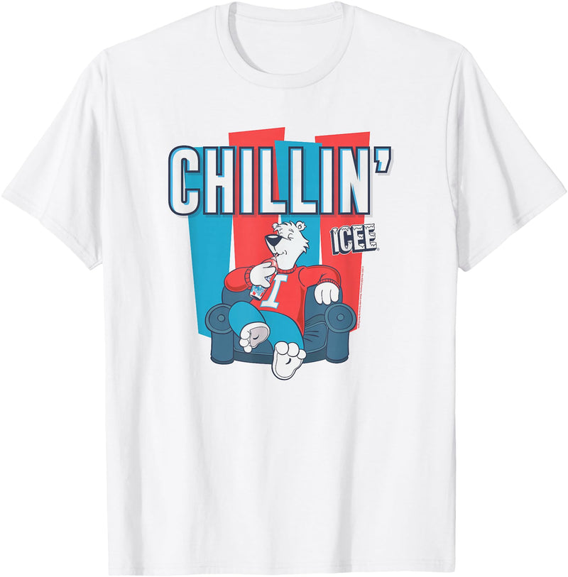 ICEE Bear Classic Sofa Chillin' Logo T-Shirt - White