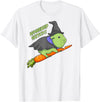 guineamerch Guinea Pig Wheeked Witch Halloween T-Shirt - White