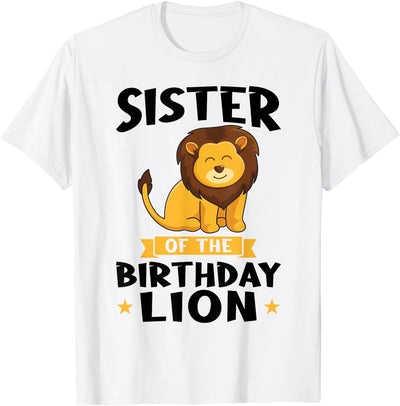 sister of the birthday lion birthday T-Shirt
