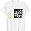The Simpsons Dont Have a Cow, Man Bart Simpson Skateboard T-Shirt - White