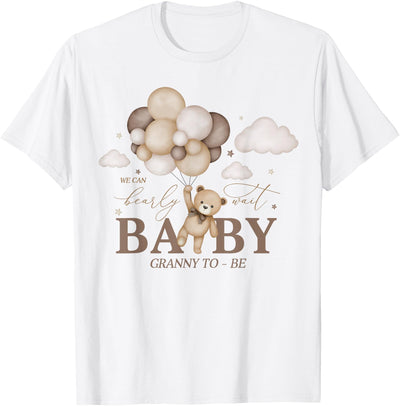 Granny We Can Bearly Wait Baby Shower Bear Family Matching T-Shirt