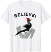 Birdwatching Gifts for Birders Endangered Ivory-Billed Woodpecker T-Shirt - White
