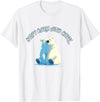 Relaxing Stress Free Designs Stay Calm Chill Out Polar Bear T-Shirt - White