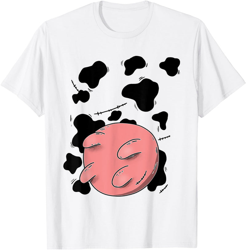 Artsthetic Collection: Halloween Cow Udder Costume T-Shirt - White