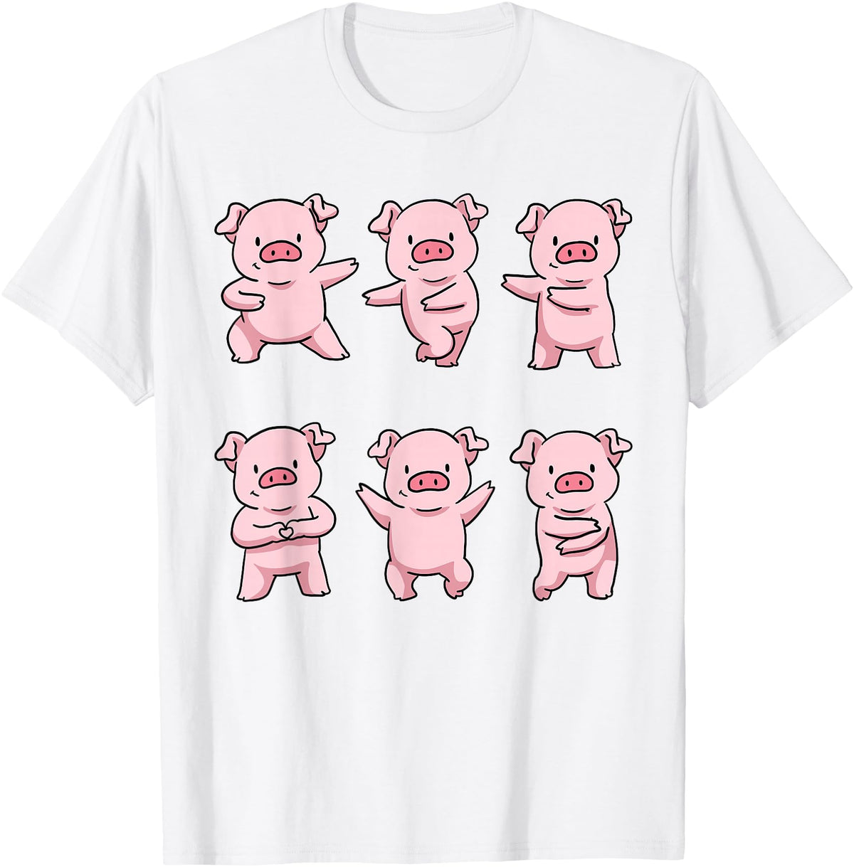 Pig Lovers Gifts Pig Gifts for Pig Lovers Women Pig Shirt Women Men Kids Pig T-Shirt - White