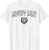 Official High School Fan Gear Mount Airy High School Granite Bears T-Shirt C2 T-Shirt - White