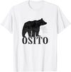 Latin Living Mens Osito Bear T Shirt Cute Bear In Spanish Latino Apparel - White