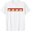 Triple G Mavs Vintage Retro Longhorn Shirt Cow Farm Animal Gift T-Shirt - White