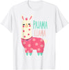 Two Suns Llama Design Lama Pajama T-Shirt - White