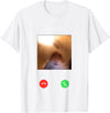 dank Meme Hamster Staring Front Camera Hamster Calling T-Shirt - White