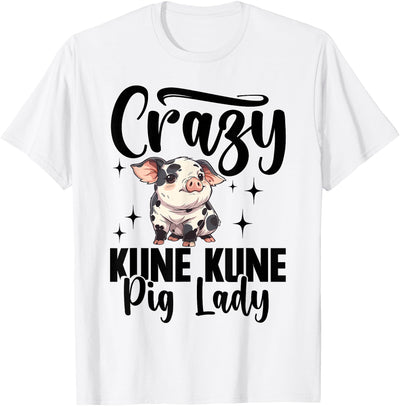 Kune Pig Girl Accessories for Women Kunekune Pig T-Shirt