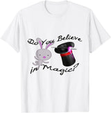 Top Hat and Rabbit T-Shirt in White