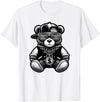 Teddy Bear Hip Hop Lovers Men Women & Kids Funny Hip Hop Teddy Bear 90s Graffiti Art Rap Lover Gangsta T-Shirt - White
