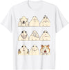 Hamster Reaction Meme Kids Boys Girls Men and Women T-Shirt - White
