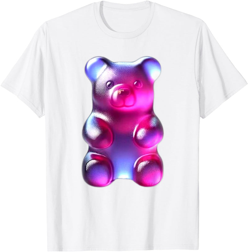 Urban Empyre Indigo Purple Gummy Bear T-Shirt - White