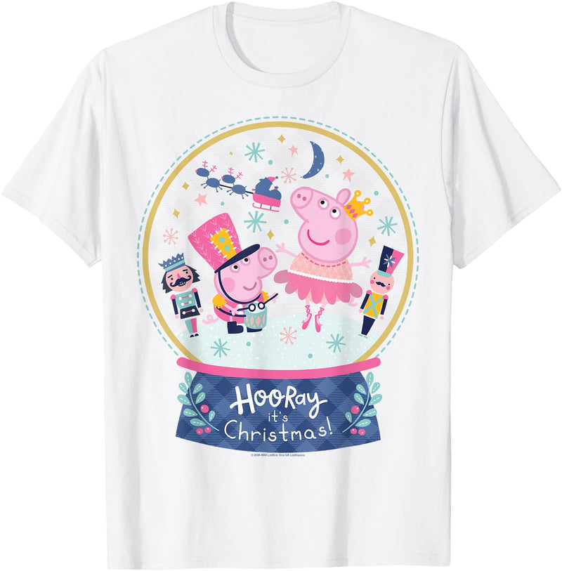 Peppa Pig Magical Snowglobe T-Shirt - White